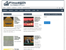 Tablet Screenshot of finudget.com